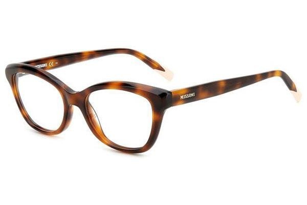 Okulary korekcyjne Missoni MIS0118 05L Kocie oczy Havana