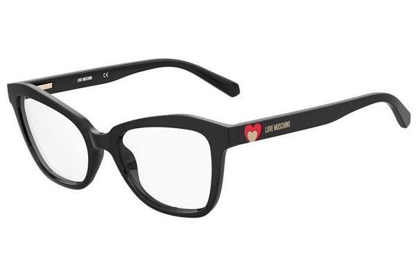 Okulary korekcyjne Love Moschino MOL604 807 Kocie oczy Czarne