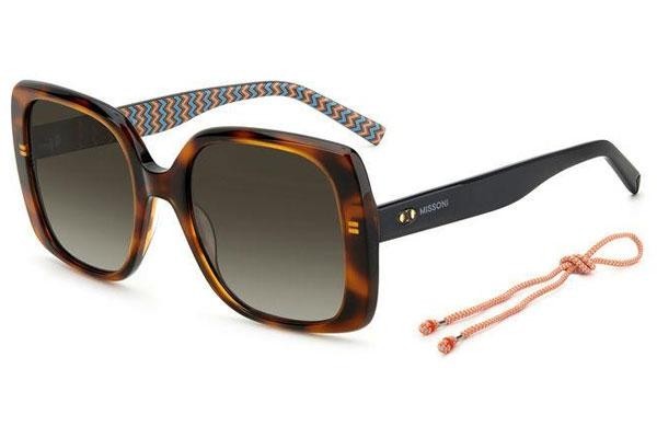 Okulary przeciwsłoneczne M Missoni MMI0113/S 05L/HA Kwadratowe Havana