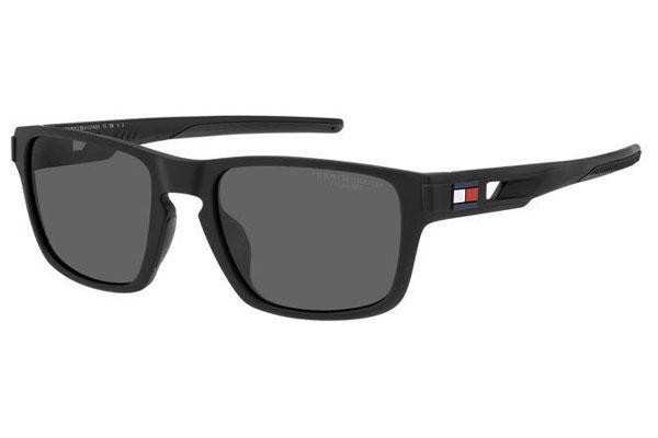 Okulary przeciwsłoneczne Tommy Hilfiger TH1952/S 003/M9 Prostokątne Czarne