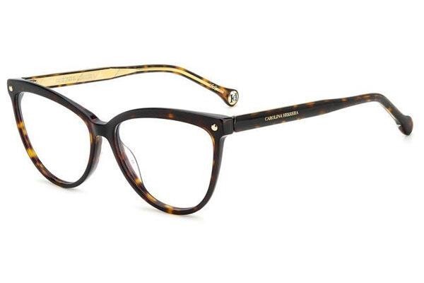 Okulary korekcyjne Carolina Herrera HER0085 086 Kocie oczy Havana