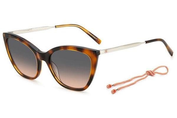 Okulary przeciwsłoneczne M Missoni MMI0118/S 05L/FF Kocie oczy Havana