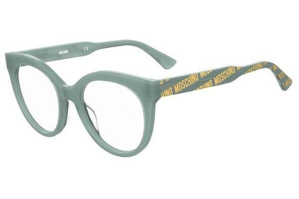 Okulary korekcyjne Moschino MOS613 1ED Kocie oczy Zielone