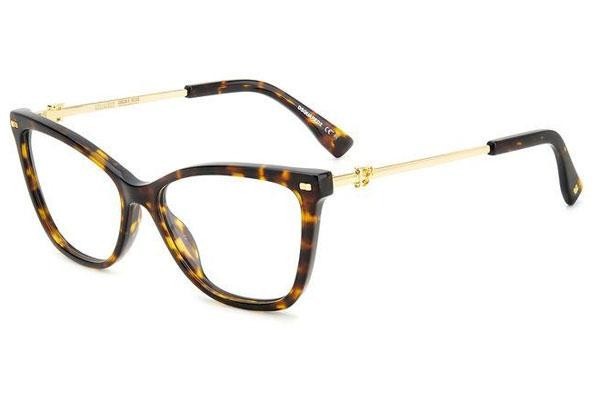 Okulary korekcyjne Dsquared2 D20068 086 Kocie oczy Havana