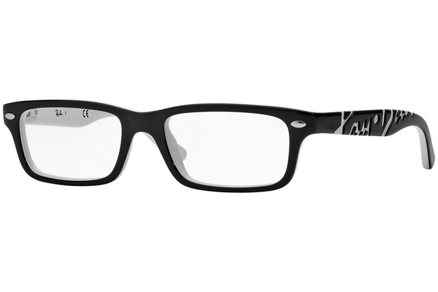 Okulary korekcyjne Ray-Ban Junior RY1535 3579 Prostokątne Czarne