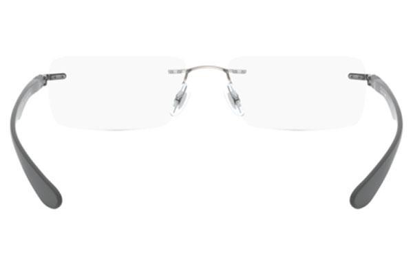 Okulary korekcyjne Ray-Ban RX8724 1218 Prostokątne Srebrne