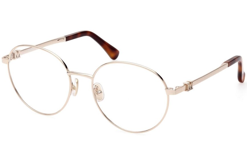 Okulary korekcyjne Max Mara MM5081 032 Okrągłe Złote