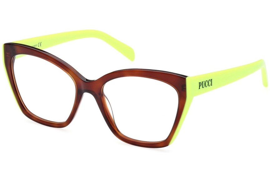 Okulary korekcyjne Emilio Pucci EP5216 053 Kocie oczy Havana