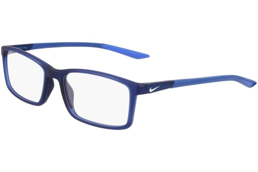 Okulary korekcyjne Nike 7287 410 Prostokątne Niebieskie