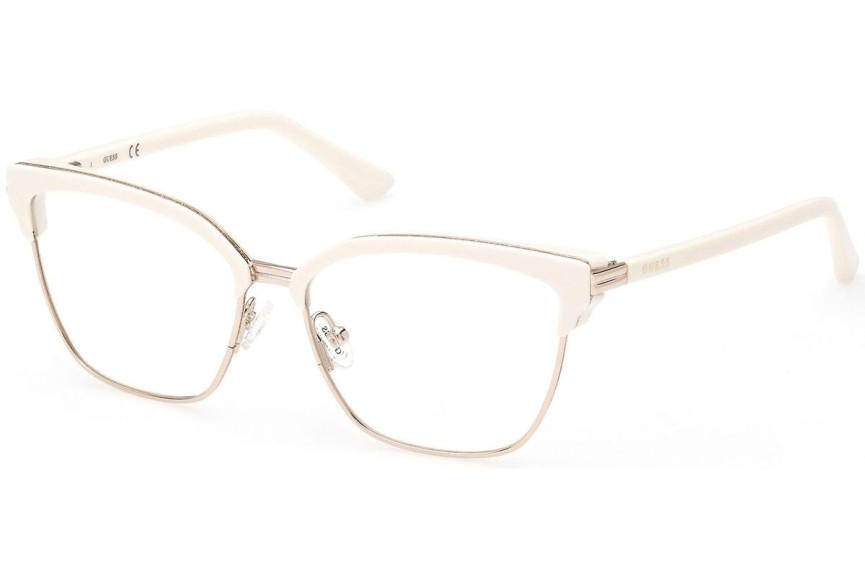 Okulary korekcyjne Guess GU2945 021 Browline Białe