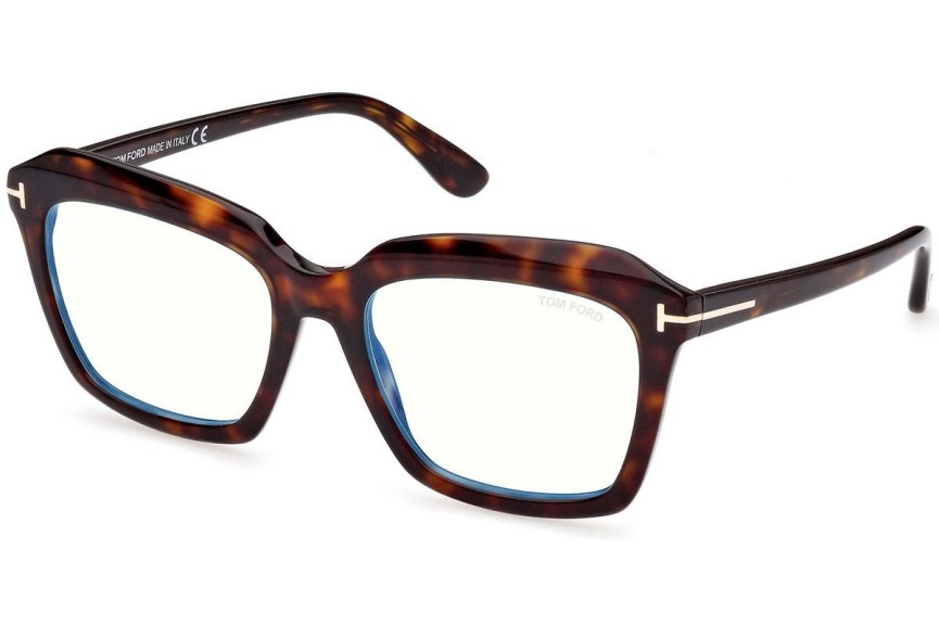 Okulary korekcyjne Tom Ford FT5847-B 052 Kwadratowe Havana