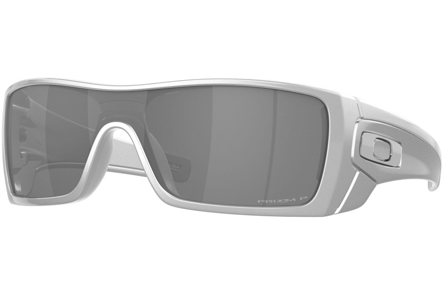 Okulary przeciwsłoneczne Oakley Batwolf X-Silver Collection OO9101-69 Polarized Prostokątne Srebrne