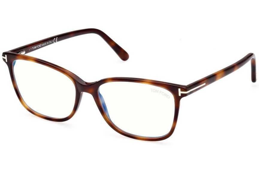 Okulary korekcyjne Tom Ford FT5842-B 053 Kwadratowe Havana