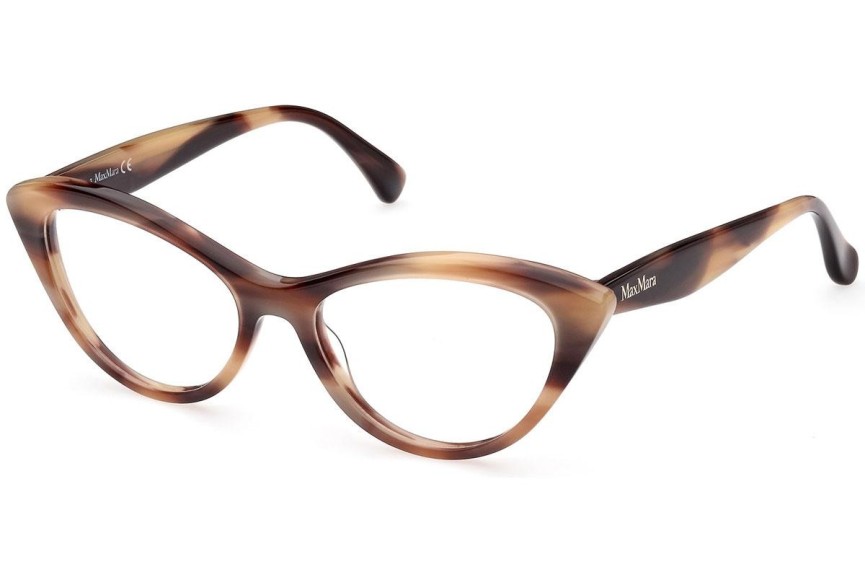 Okulary korekcyjne Max Mara MM5083 048 Kocie oczy Havana