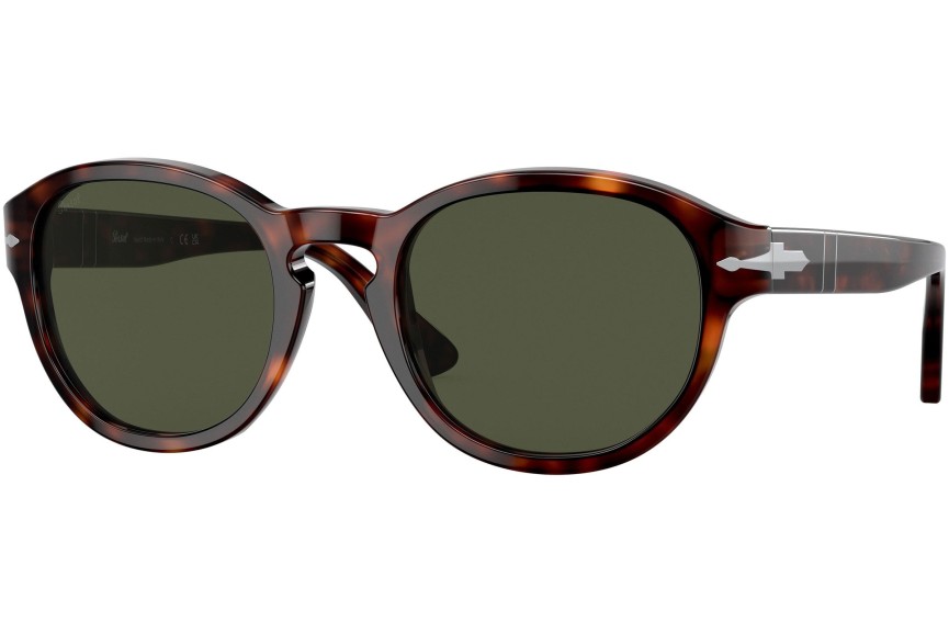 Okulary przeciwsłoneczne Persol PO3304S 24/31 Okrągłe Havana