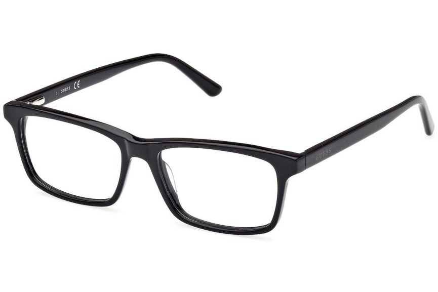 Okulary korekcyjne Guess GU8268 001 Prostokątne Czarne