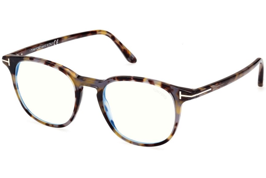 Okulary korekcyjne Tom Ford FT5832-B 055 Okrągłe Havana