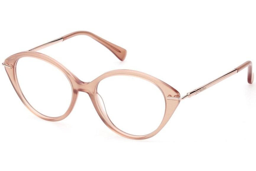 Okulary korekcyjne Max Mara MM5075 059 Okrągłe Beżowe