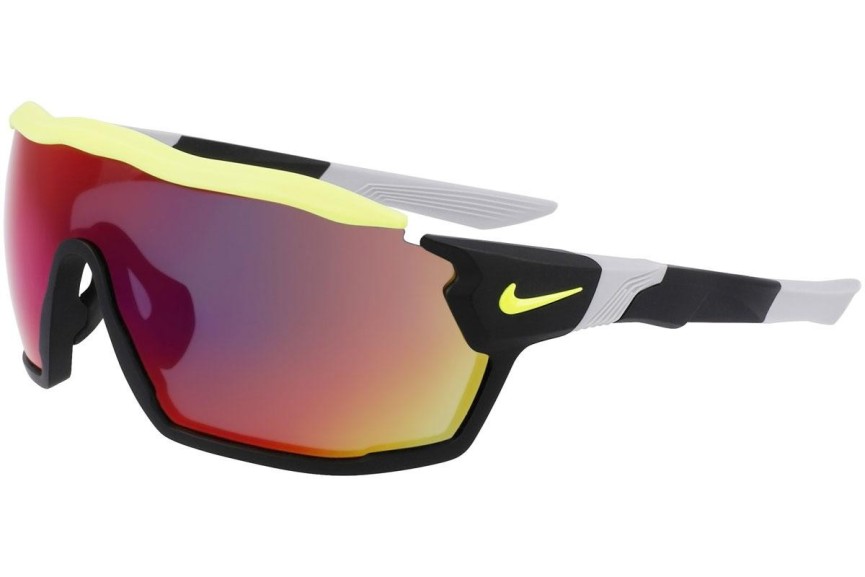 Okulary przeciwsłoneczne Nike Show X Rush E DZ7369 010 Pojedyncze | Shield Czarne