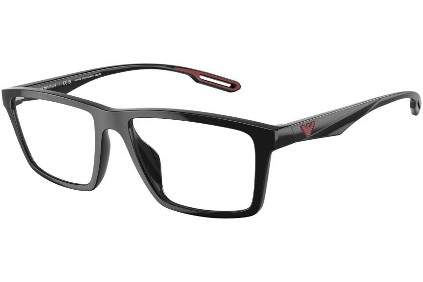 Okulary korekcyjne Emporio Armani EA4189U 50171W Prostokątne Czarne