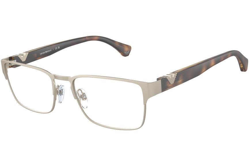 Okulary korekcyjne Emporio Armani EA1027 3002 Prostokątne Złote