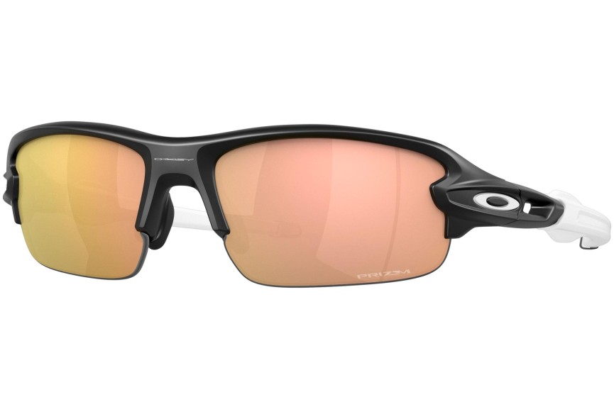 Okulary przeciwsłoneczne Oakley Flak XXS OJ9008-12 Prostokątne Czarne