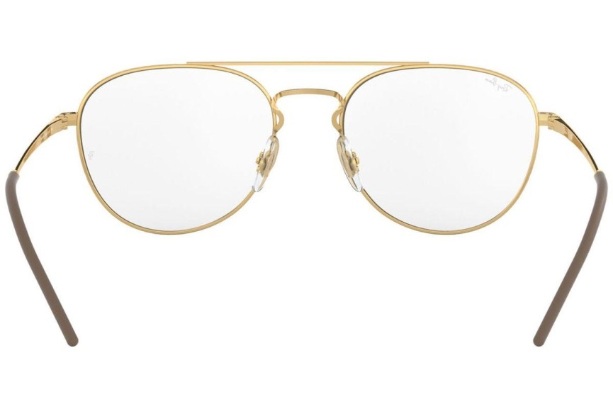 Okulary korekcyjne Ray-Ban RX6414 2500 Pilotki (Aviator) Złote