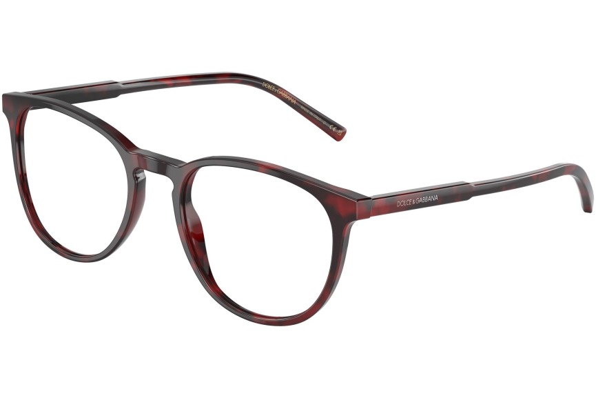 Okulary korekcyjne Dolce & Gabbana DG3366 3358 Okrągłe Havana