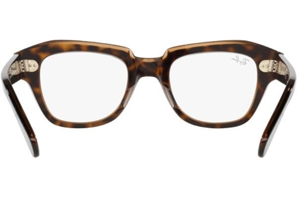 Okulary korekcyjne Ray-Ban State Street RX5486 5989 Kocie oczy Havana