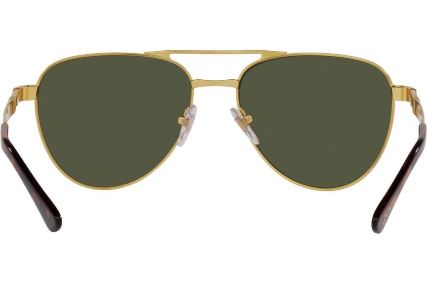 Okulary przeciwsłoneczne Persol PO1003S 515/31 Pilotki (Aviator) Złote