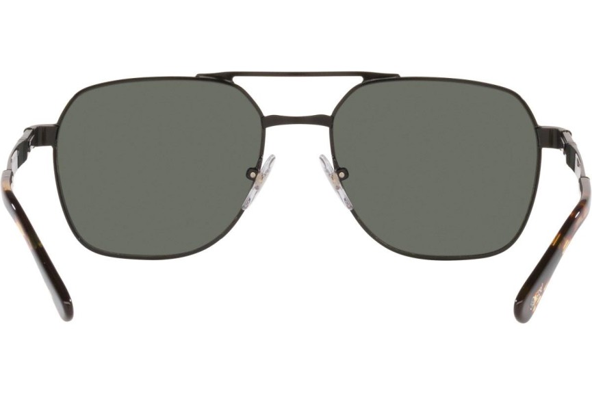 Okulary przeciwsłoneczne Persol PO1004S 115158 Polarized Kwadratowe Czarne