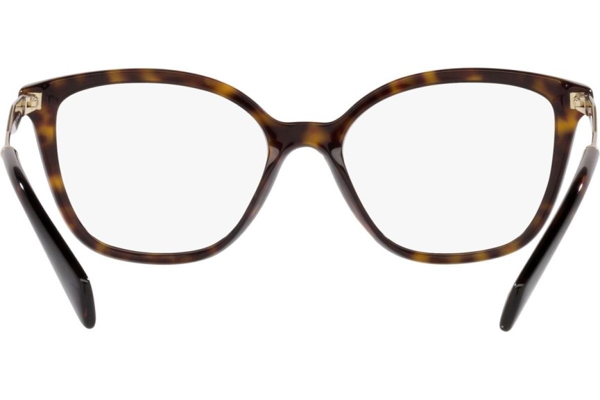 Okulary korekcyjne Prada PR02ZV 2AU1O1 Kocie oczy Havana