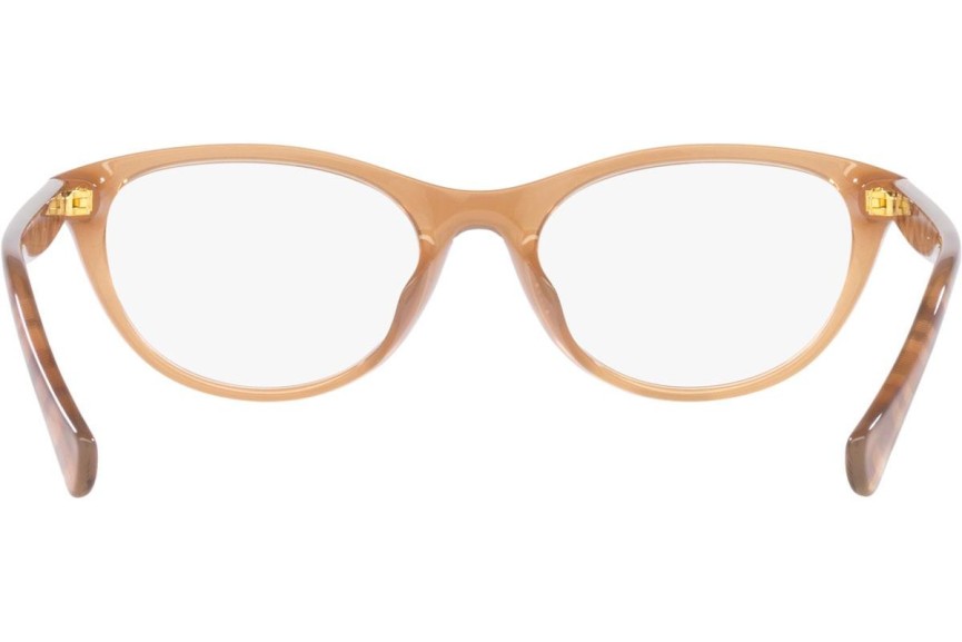 Okulary korekcyjne Ralph by Ralph Lauren RA7143U 5750 Owalne Brązowe