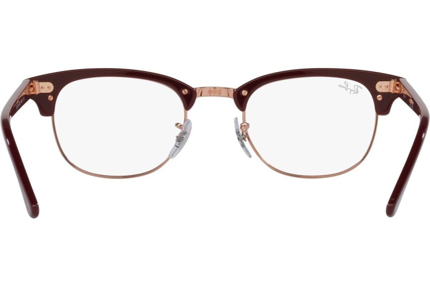 Okulary korekcyjne Ray-Ban Clubmaster RX5154 8230 Browline Czerwone