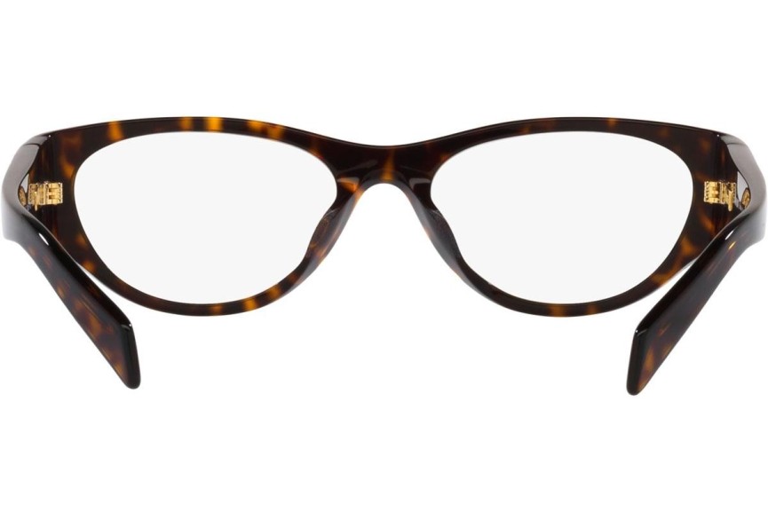 Okulary korekcyjne Prada PR06ZV 2AU1O1 Kocie oczy Havana