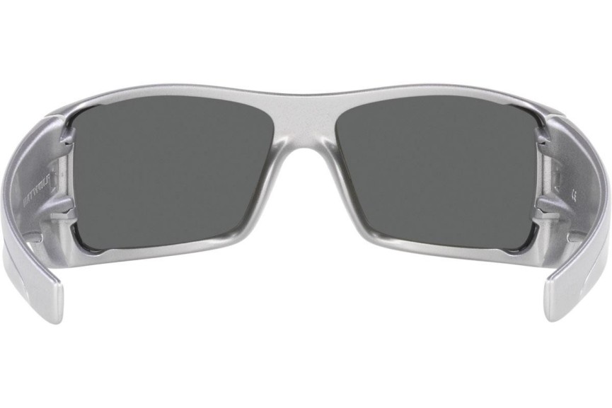 Okulary przeciwsłoneczne Oakley Batwolf X-Silver Collection OO9101-69 Polarized Prostokątne Srebrne