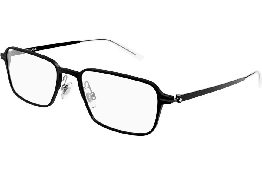 Okulary korekcyjne Mont Blanc MB0194O 004 Kwadratowe Czarne