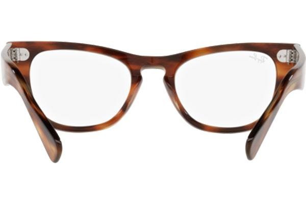 Okulary korekcyjne Ray-Ban Laramie RX2201V 2144 Kocie oczy Havana