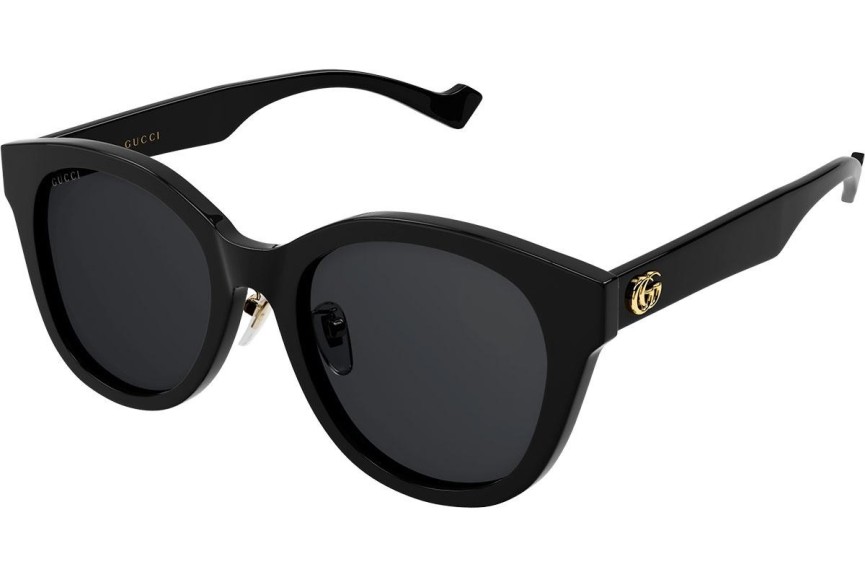 Okulary przeciwsłoneczne Gucci GG1002SK 001 Okrągłe Czarne