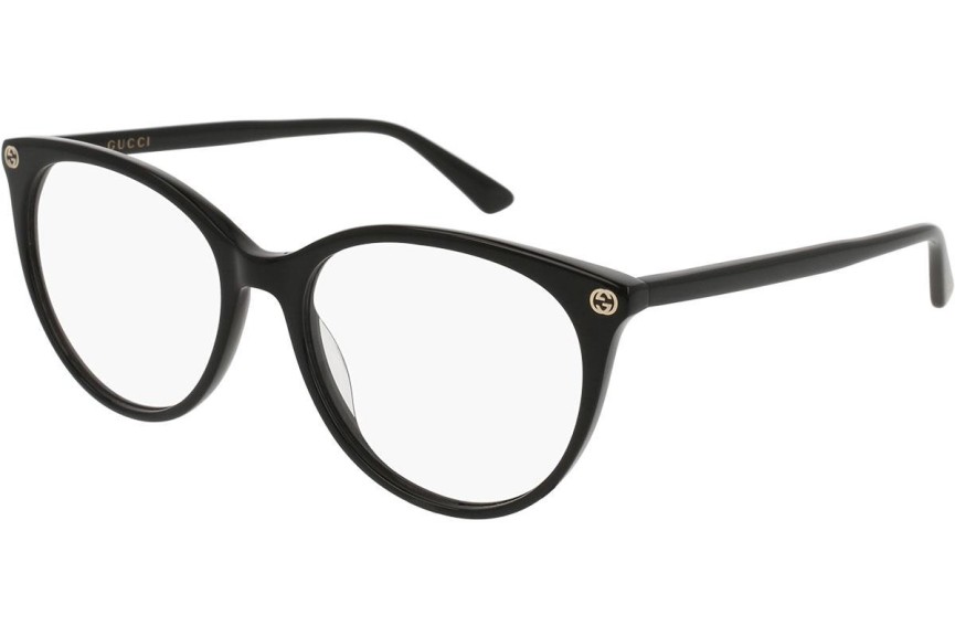 Okulary korekcyjne Gucci GG0093O 001 Okrągłe Czarne