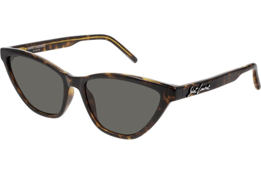 Okulary przeciwsłoneczne Saint Laurent SL333 002 Kocie oczy Havana