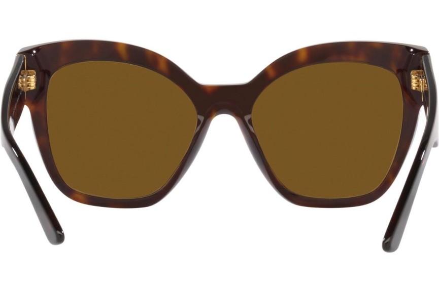 Okulary przeciwsłoneczne Prada PR17ZS 2AU5Y1 Polarized Kwadratowe Havana