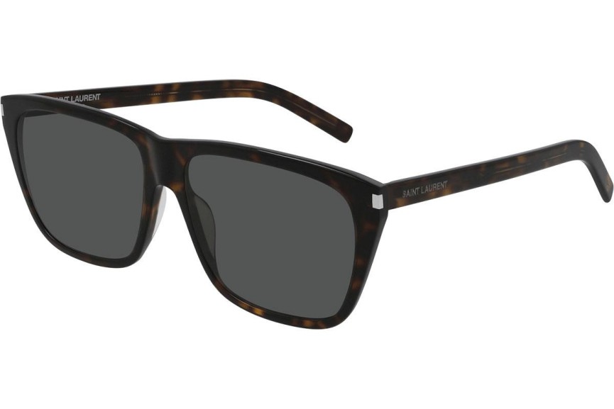 Okulary przeciwsłoneczne Saint Laurent SL431SLIM 002 Kwadratowe Havana