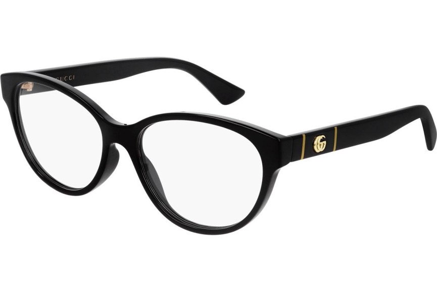 Okulary korekcyjne Gucci GG0633O 001 Kocie oczy Czarne