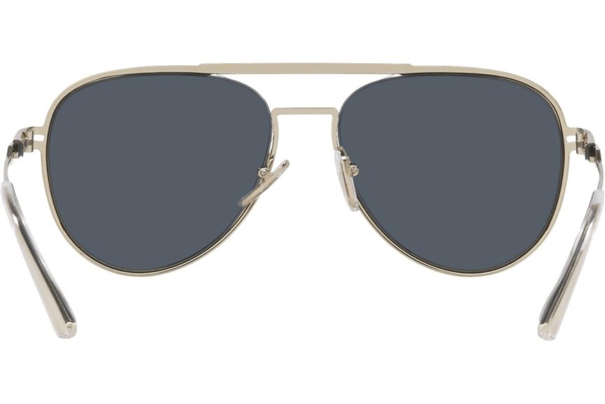 Okulary przeciwsłoneczne Prada PR54ZS 17F09T Pilotki (Aviator) Srebrne