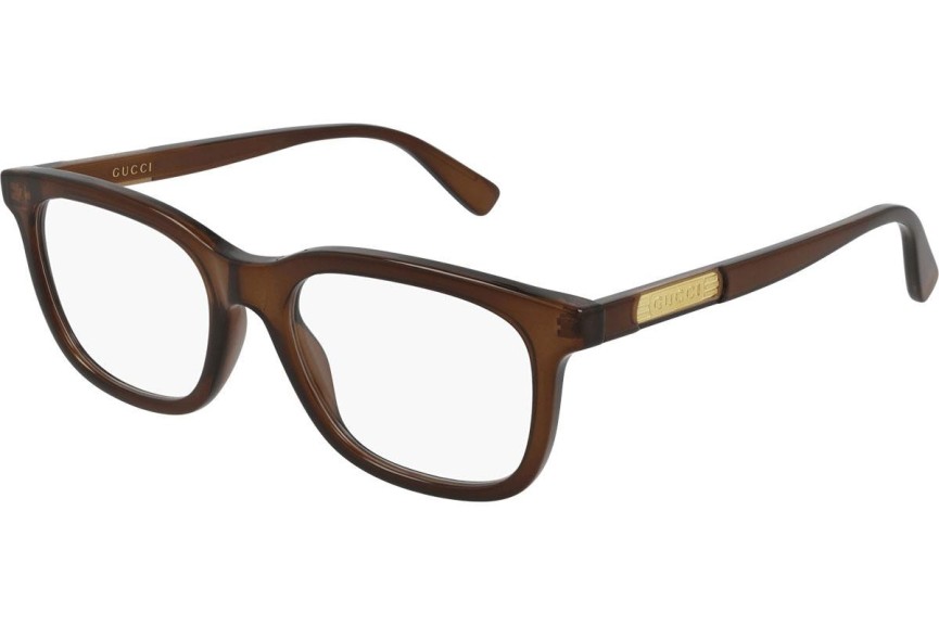 Okulary korekcyjne Gucci GG0938O 006 Prostokątne Brązowe