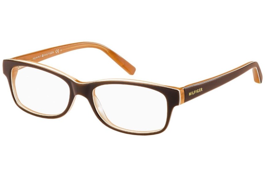 Okulary korekcyjne Tommy Hilfiger TH1018 GYB Prostokątne Brązowe