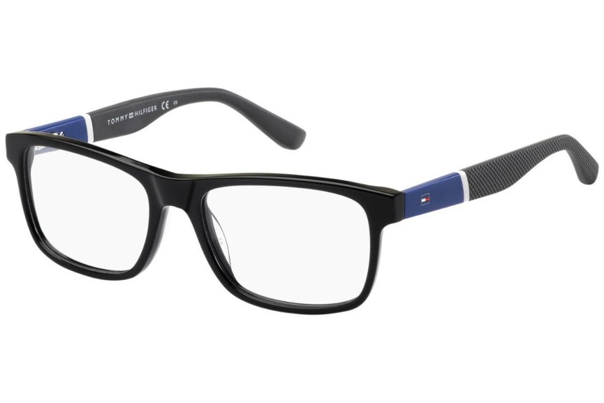 Okulary korekcyjne Tommy Hilfiger TH1282 FMV Kwadratowe Czarne