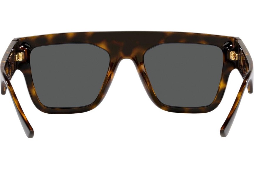 Okulary przeciwsłoneczne Versace 90S Vintage Logo VE4430U 108/87 Flat Top Havana