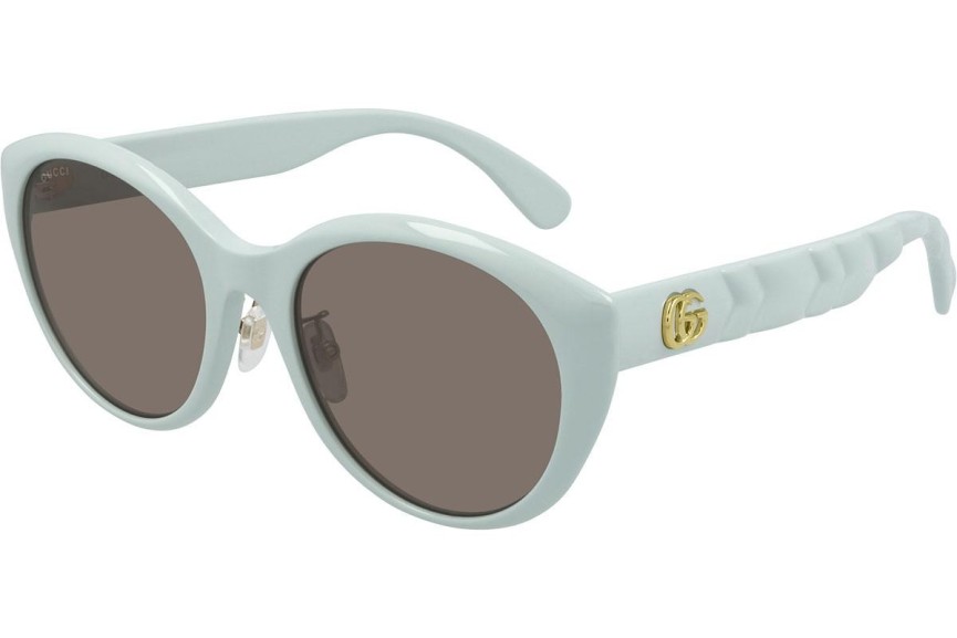 Okulary przeciwsłoneczne Gucci GG0814SK 003 Kocie oczy Zielone